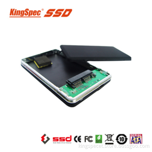 Kingspec Enclosure for 1.8 Inch Micro SATA SSD White